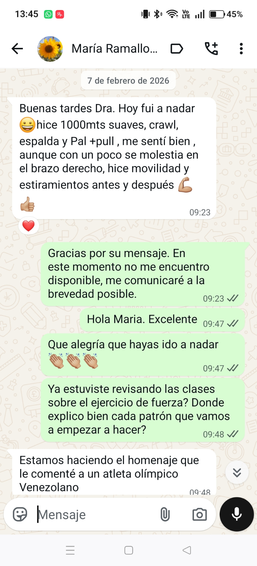 Testimonio de María Ramallo